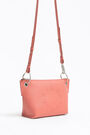 Bolso bandolera trapecio M piel coral Bolso bandolera trapecio M piel coral