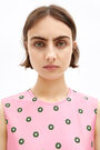 Vestido corto Logo Dots rosa Vestido corto Logo Dots rosa