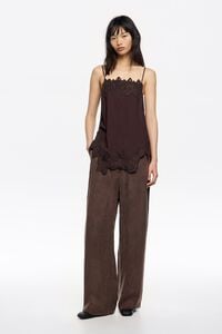 Pantal&oacute;n jogger marr&oacute;n lavado