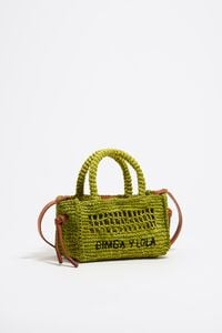Bolso rafia pequeño lima