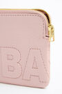 Monedero plano M piel rosa Monedero plano M piel rosa