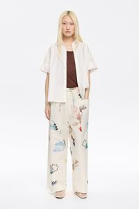 Pantalón jogger algodón Camaleón marfil