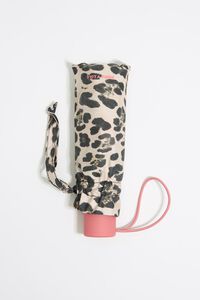 Paraguas mini estampado Animal marfil