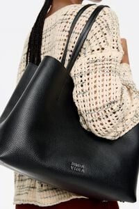 Bolso shopper Chihuahua grande piel negro