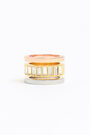 Anillo ancho bandas cristales Anillo ancho bandas cristales