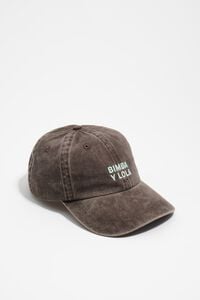 Gorra algod&oacute;n lavada marr&oacute;n