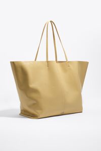 Bolso shopper maxi piel avena