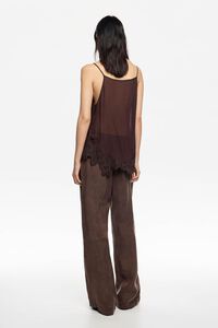 Pantal&oacute;n jogger marr&oacute;n lavado