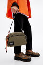Bolso bandolera M nylon caqui Bolso bandolera M nylon caqui