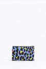 Cartera doble nylon leopardo azul Cartera doble nylon leopardo azul