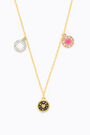 Collar corto logo cristales Collar corto logo cristales