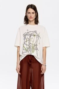 Camiseta oversize logo blanca Camiseta oversize logo blanca