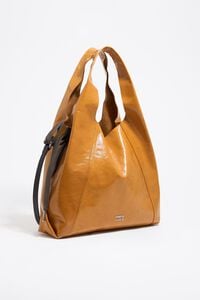 Bolso Paper grande piel caramelo