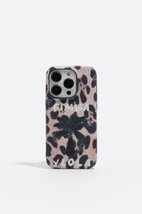 Funda r&iacute;gida iPhone 15 PRO palmera beige