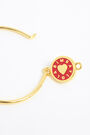 Pulsera rígida logo roja Pulsera rígida logo roja
