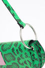 Bolso solapa S piel verde Bolso solapa S piel verde