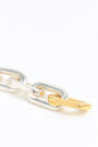 Pulsera cadena metal plateado Pulsera cadena metal plateado