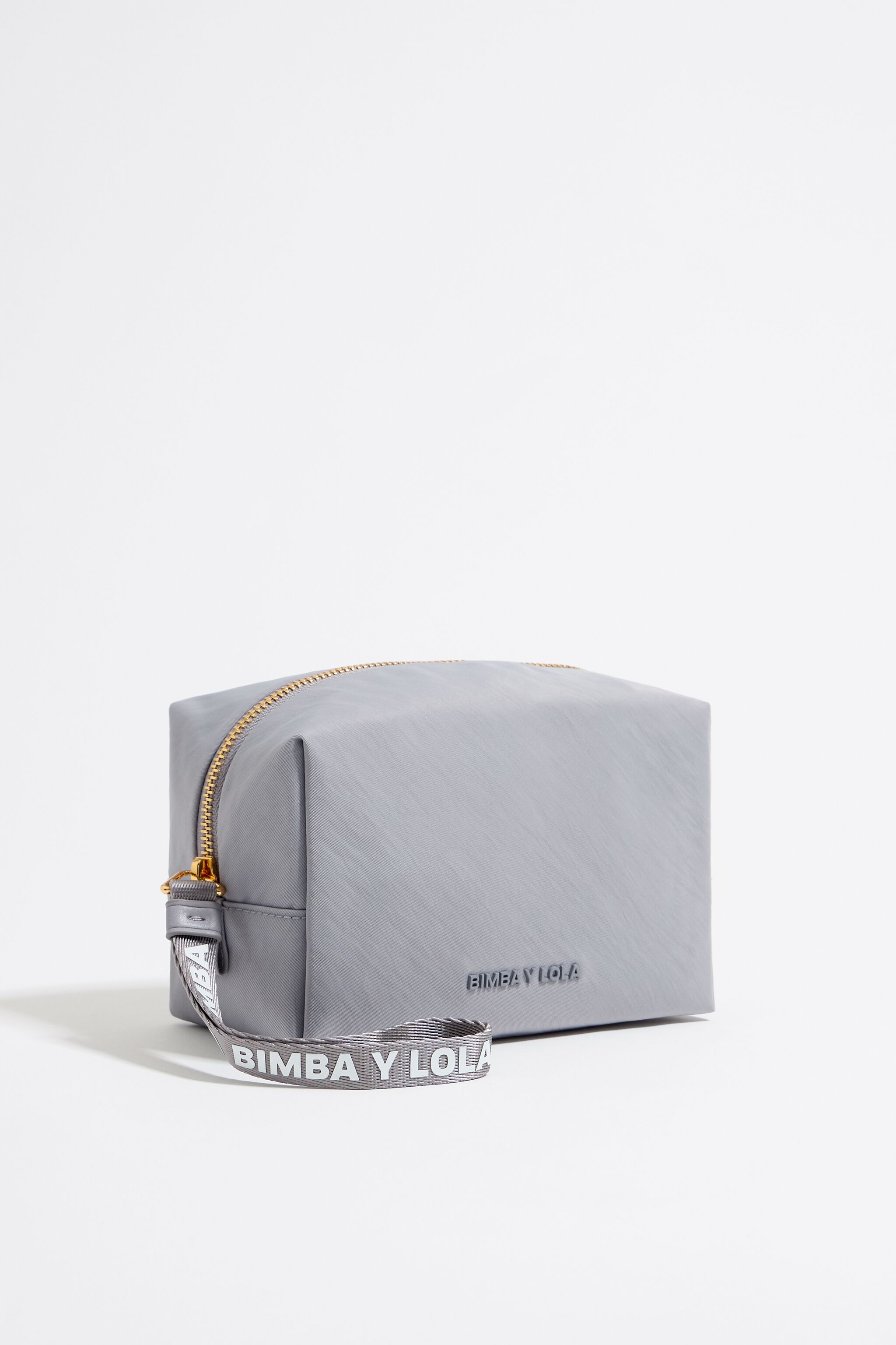 Neceser mediano nylon lila empolvado