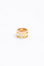 Anillo ancho bandas cristales Anillo ancho bandas cristales