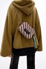Bolso bandolera XS trenzado burdeos Bolso bandolera XS trenzado burdeos