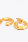 Pendientes aro irregular dorado Pendientes aro irregular dorado