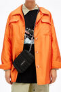 Bolso bandolera XS trenzado negro Bolso bandolera XS trenzado negro