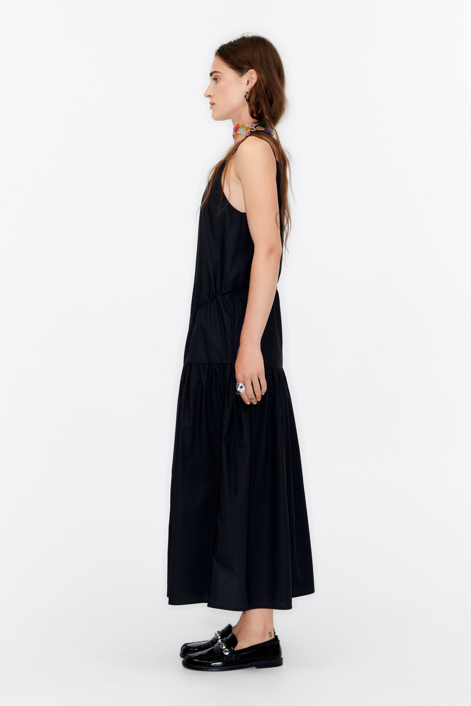 Vestido popelin negro online
