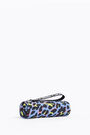 Estuche cilíndrico M nylon leopardo azul Estuche cilíndrico M nylon leopardo azul
