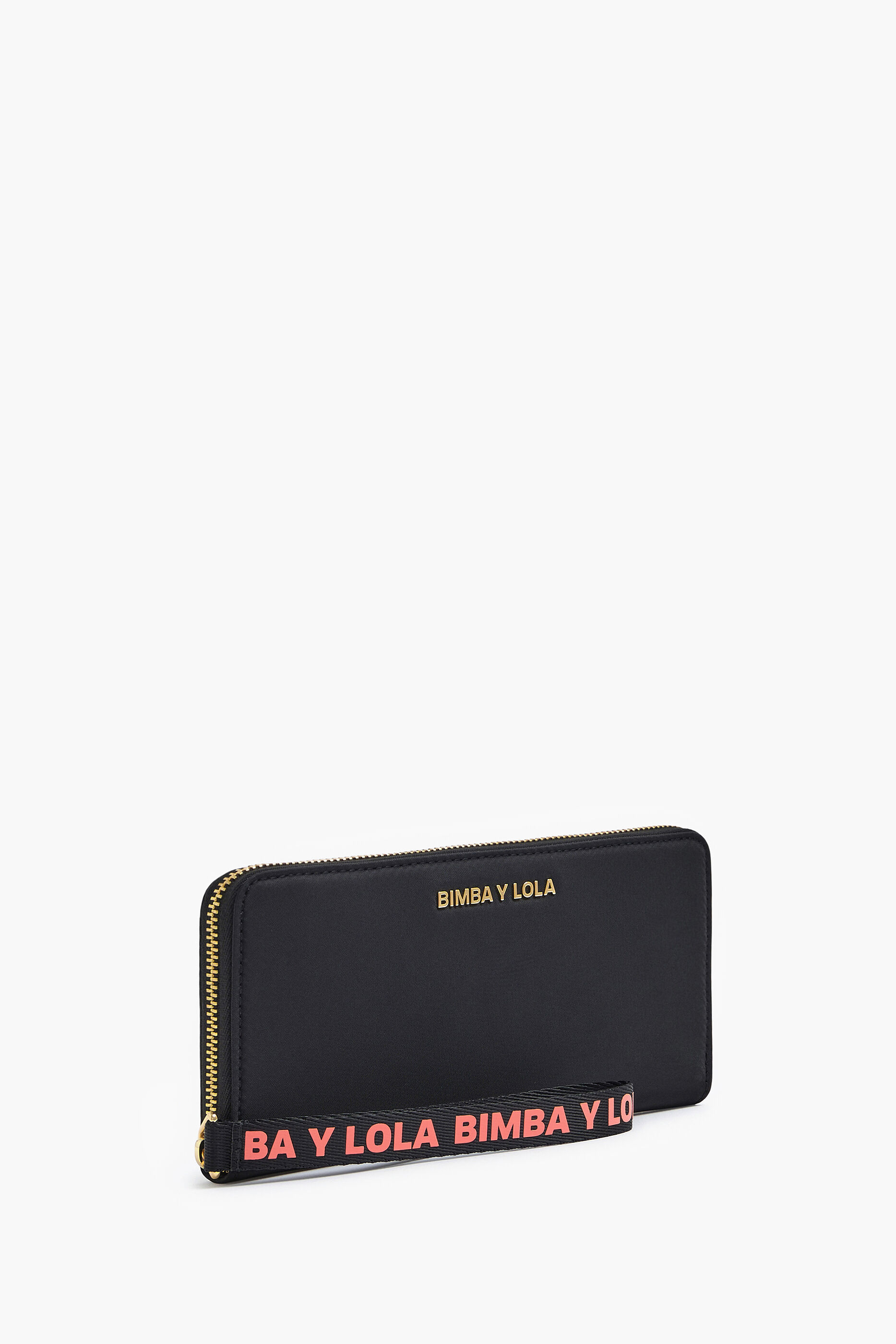 Billetera libro nylon negra