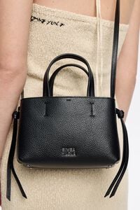 Bolso Chihuahua mini piel negro Bolso Chihuahua mini piel negro