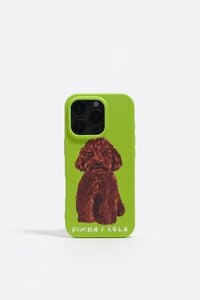 Funda rígida iPhone 16 Pro caniche lima