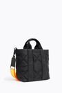 Bolso shopper M acolchado nylon negro Bolso shopper M acolchado nylon negro