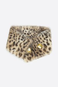 Cuello pelo beige