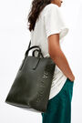 Bolso shopper vertical M piel verde Bolso shopper vertical M piel verde