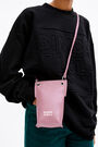 Minibolso móvil piel rosa Minibolso móvil piel rosa