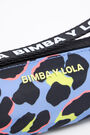 Estuche cilíndrico M nylon leopardo azul Estuche cilíndrico M nylon leopardo azul