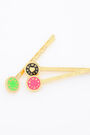 Set horquillas logo multicolor Set horquillas logo multicolor