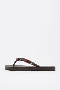 Chancla flip flop marr&oacute;n