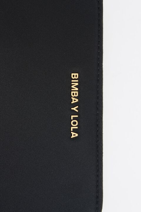 Billetera horizontal nylon negra Billetera horizontal nylon negra