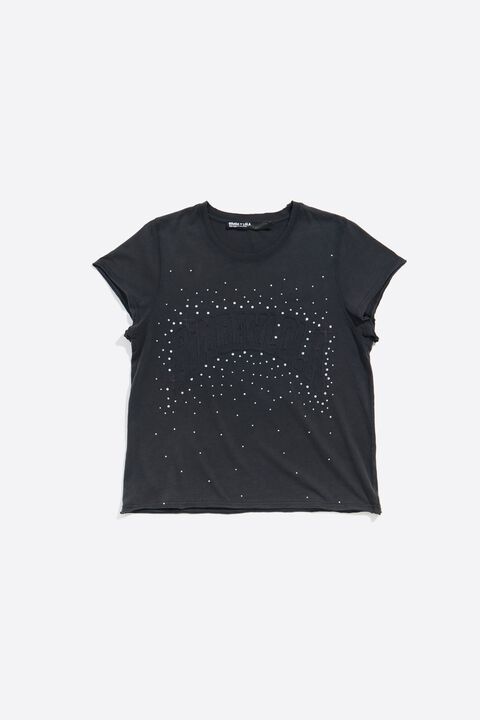Camiseta piedras logo negra Camiseta piedras logo negra
