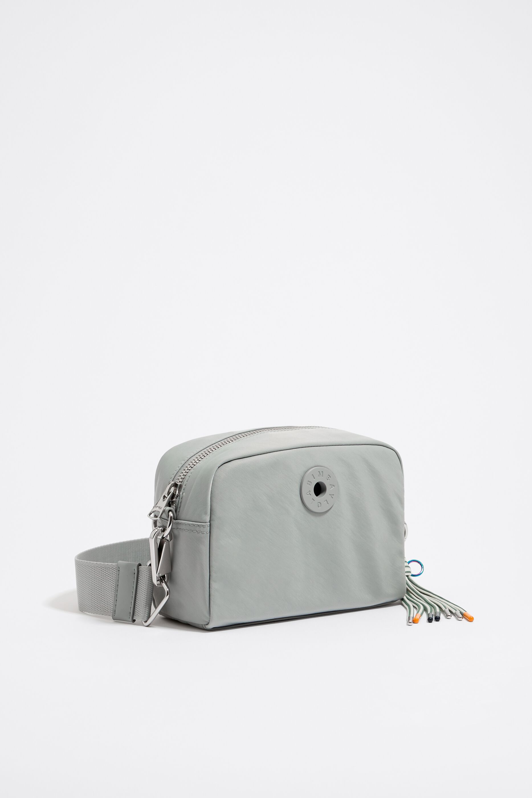 Bolso bandolera S gris claro