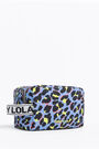 Neceser L nylon leopardo azul Neceser L nylon leopardo azul