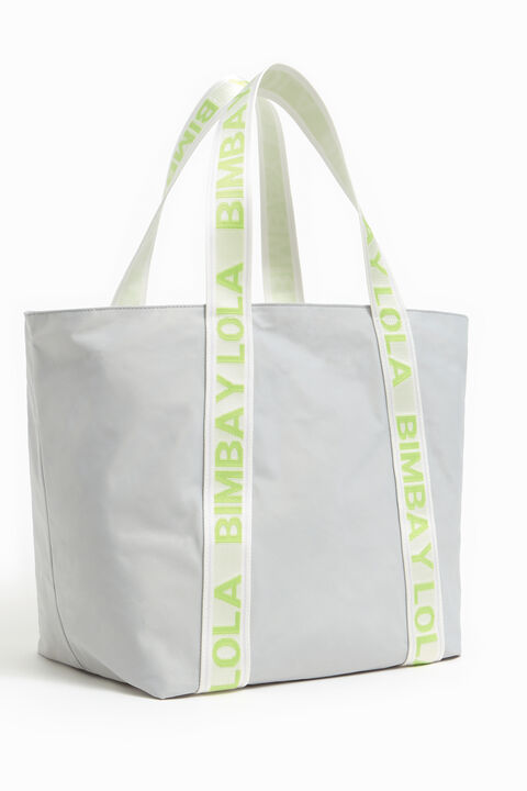 Bimba Y Lola XL Light Khaki Shopper Bag
