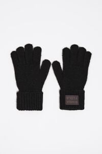 Guantes punto negro