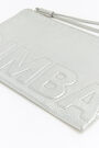 Neceser sobre piel plata Neceser sobre piel plata