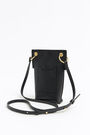Minibolso móvil piel negro Minibolso móvil piel negro