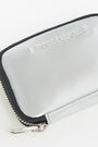 Monedero rectangular nylon plata Monedero rectangular nylon plata