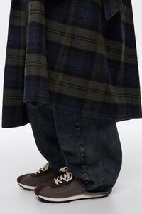 Deportiva retro serraje y nylon 13 18 marr&oacute;n