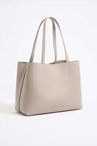 Bolso shopper Chihuahua grande piel gris claro