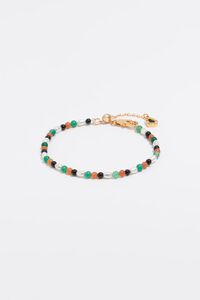 Pulsera perlas y piedras multicolor